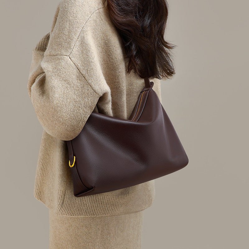 Womens Fashionable Leather Shoulder Bag